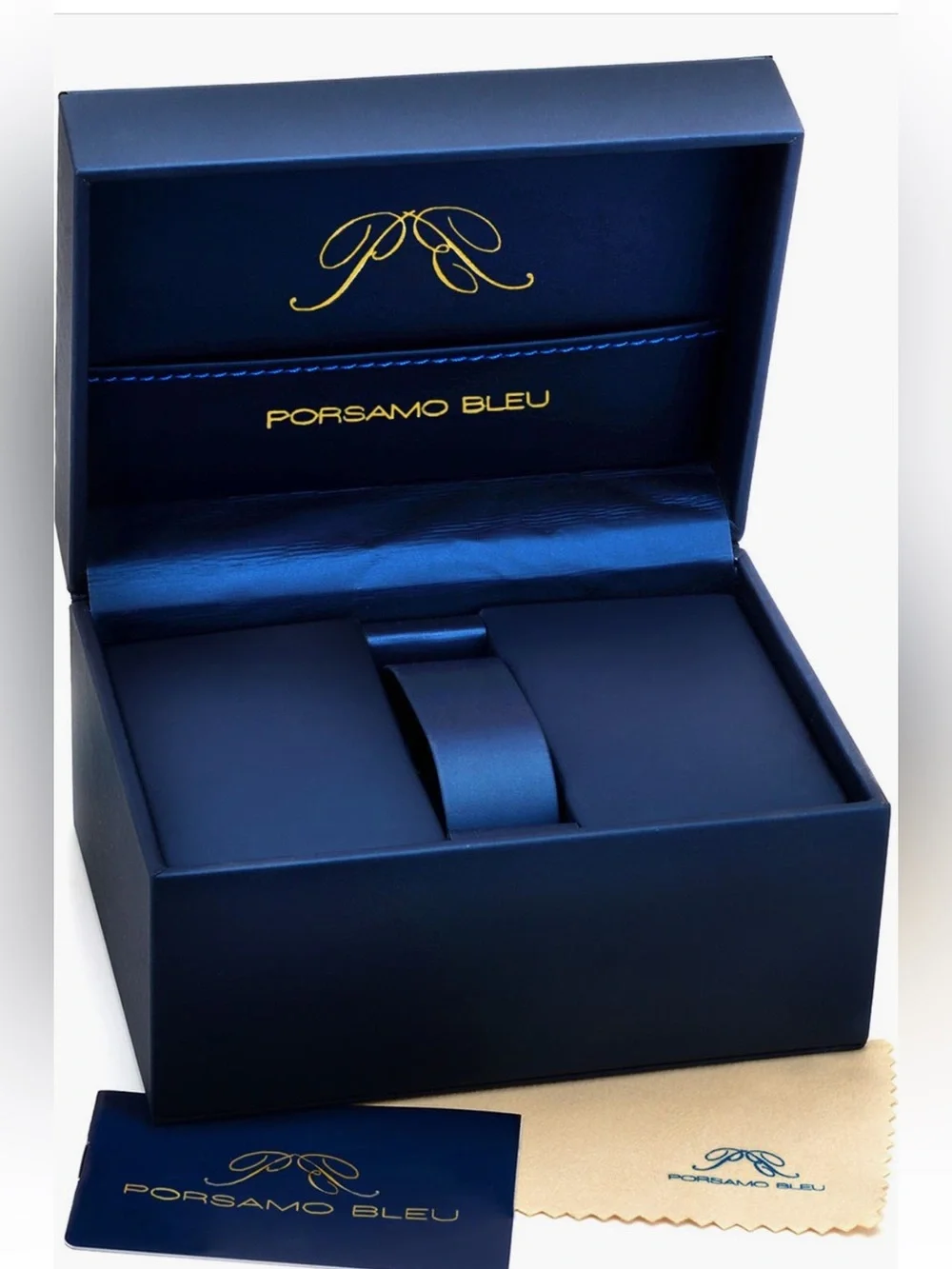PORSAMO BLEU Genevieve Topaz & Crystal Watch, 38mm